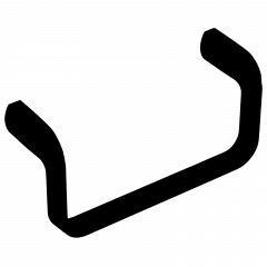 Полотенцедержатель COLOMBO DESIGN TRENTA B3031.NM кольцо цвет черный матовый